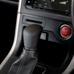 High Front Console with Carbon Ornament - Silver List to Strengthen Modern Sporty Looks