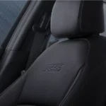 New Leather - Trimmed Seat with Red Stitches and RS Emboss